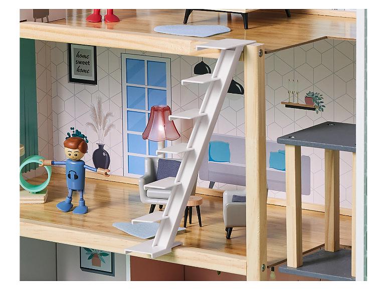 Houten poppenhuis
