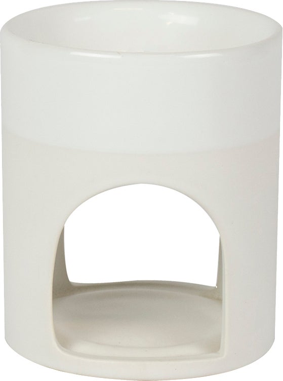 ScentChips geurbrander Pilar wit D 11 H 11 cm