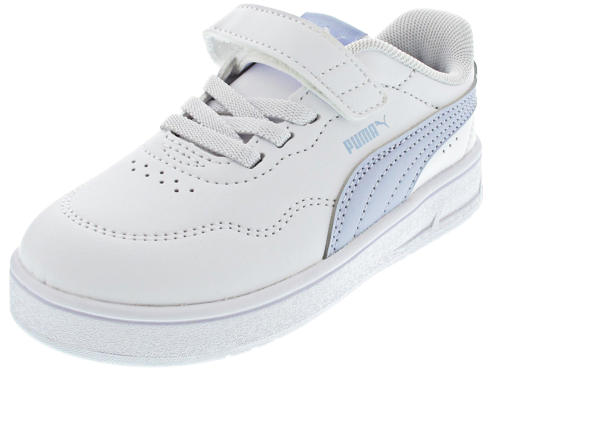 Puma Court Lally AC  Inf Klettlauflernschuh weiss