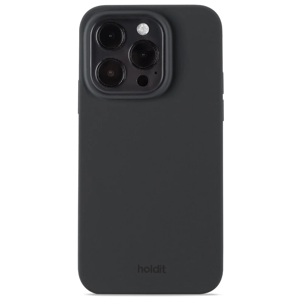 Holdit  iPhone 14 Pro Silicone cover - Sort