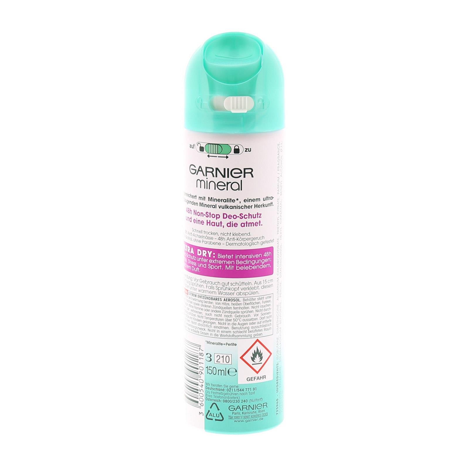 Garnier Mineral Deo Spray Ultra Dry