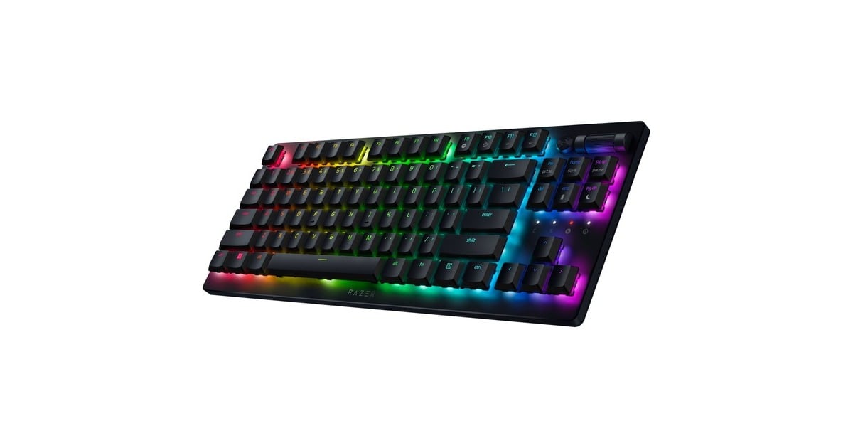 RazerDeathstalker V2 Pro TKL, gaming toetsenbord  (Zwart, US lay-out, Razer Linear Optical (Red), RGB leds, TKL, ABS, Bluetooth)