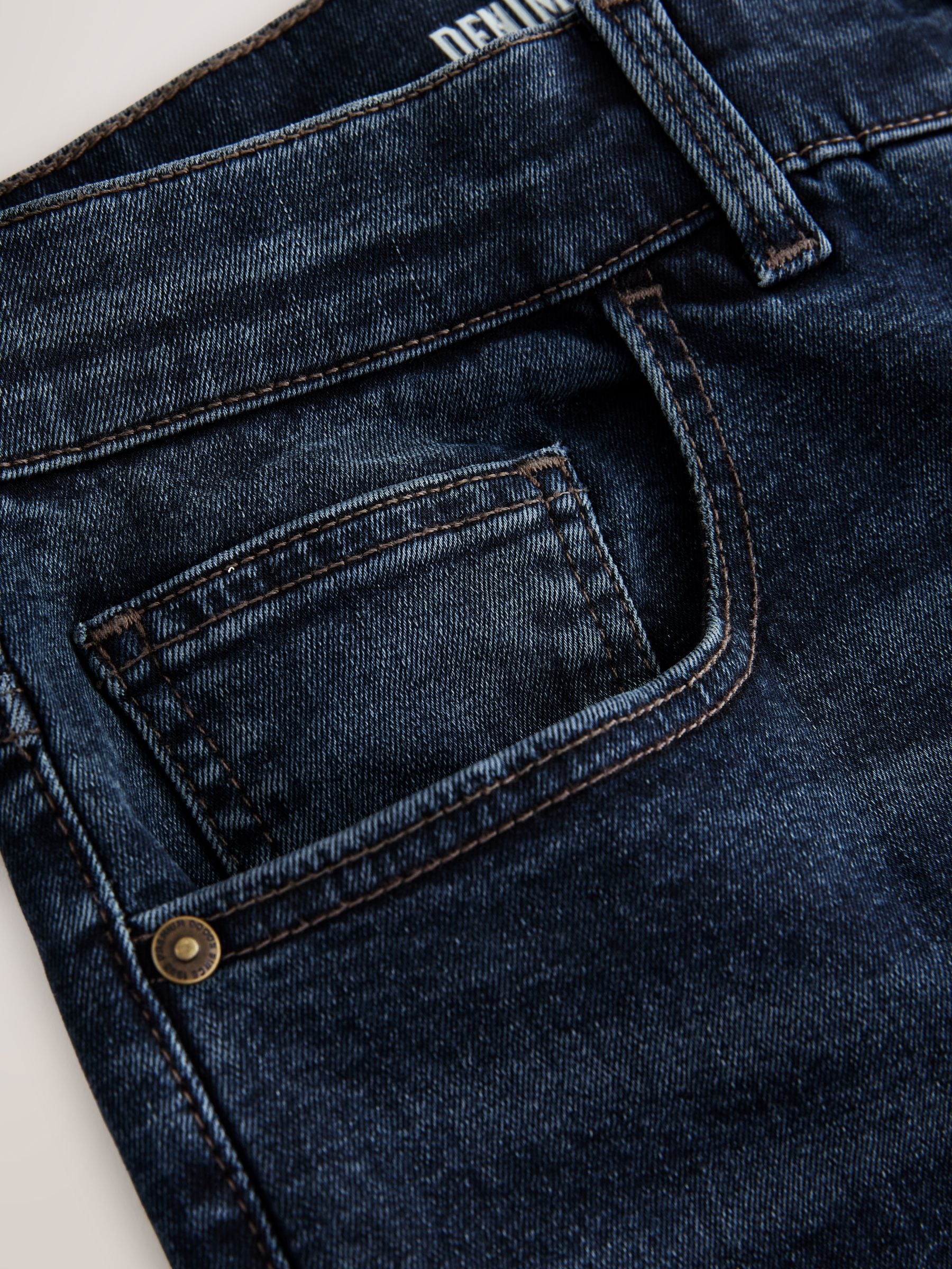 Normaal blauw - Slim Fit - Authentieke stretch denim jeans