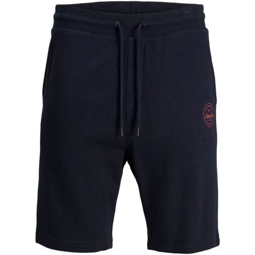 Jack & Jones - 12182595 JPSTSHARK JJSWEAT SHORTS AT SN NAVY BLAZER Azul