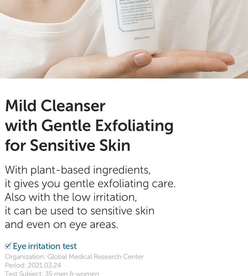 Beste Klairs - Rich Moist Foaming Cleanser (Renewal)