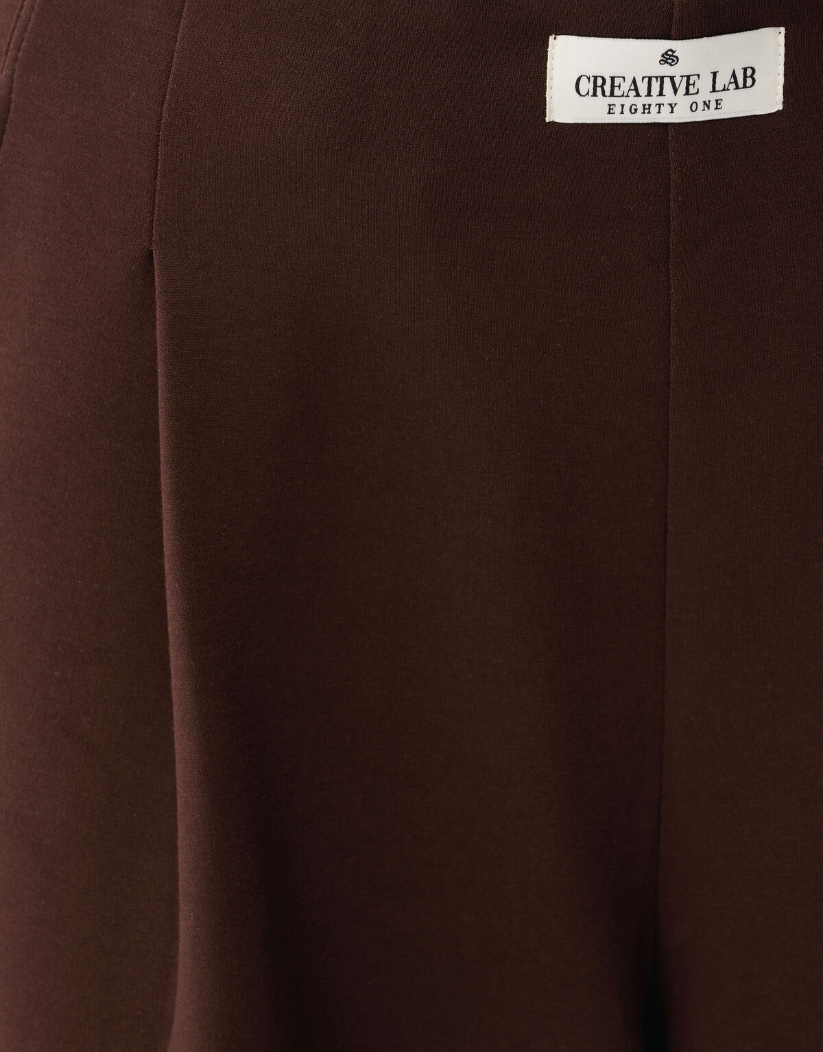 Clean Jogger Broek Donkerbruin
