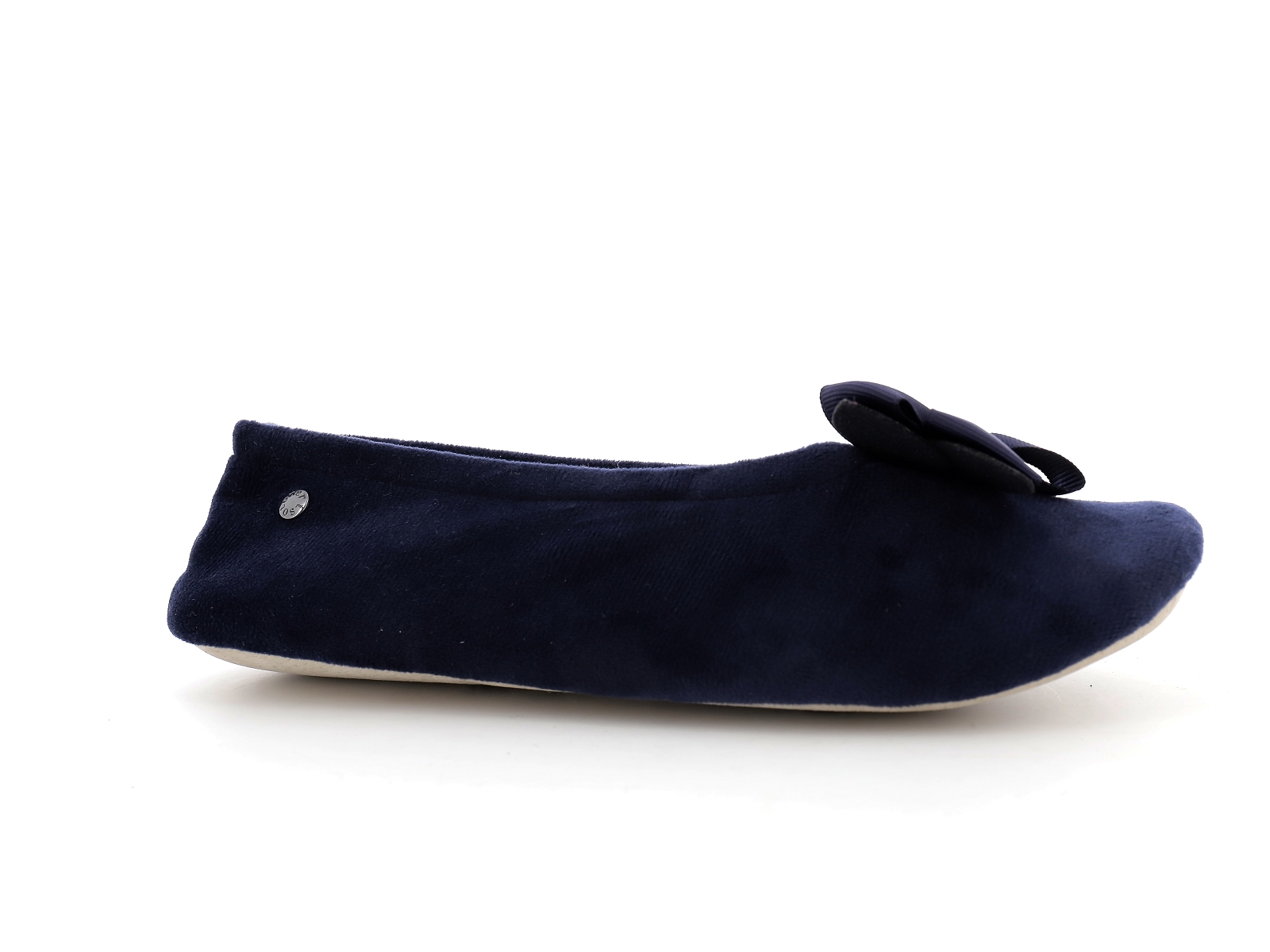 Isotoner-97303 Textile Velours Marine
