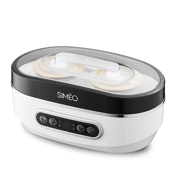 Yaourtière automatique 4 programmes 20 W blanc et noir Simeo