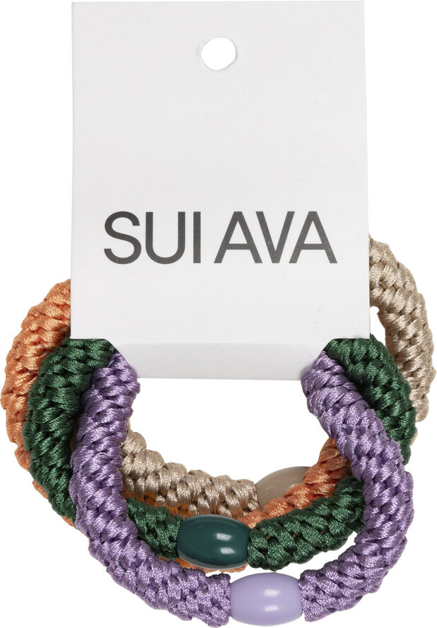 Sui Ava 4-pack Basic Essentials Elastics New greens