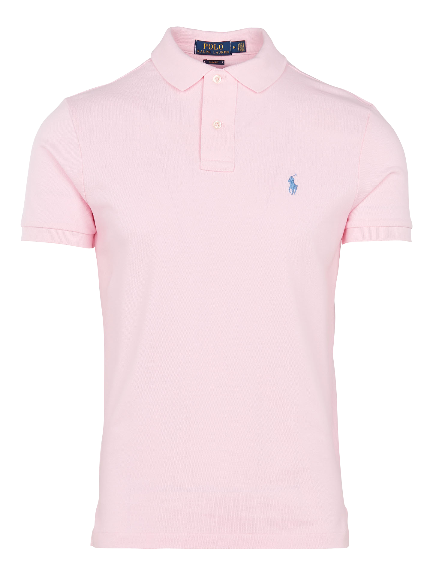 Polo slim-fit en coton piqué | Rose
