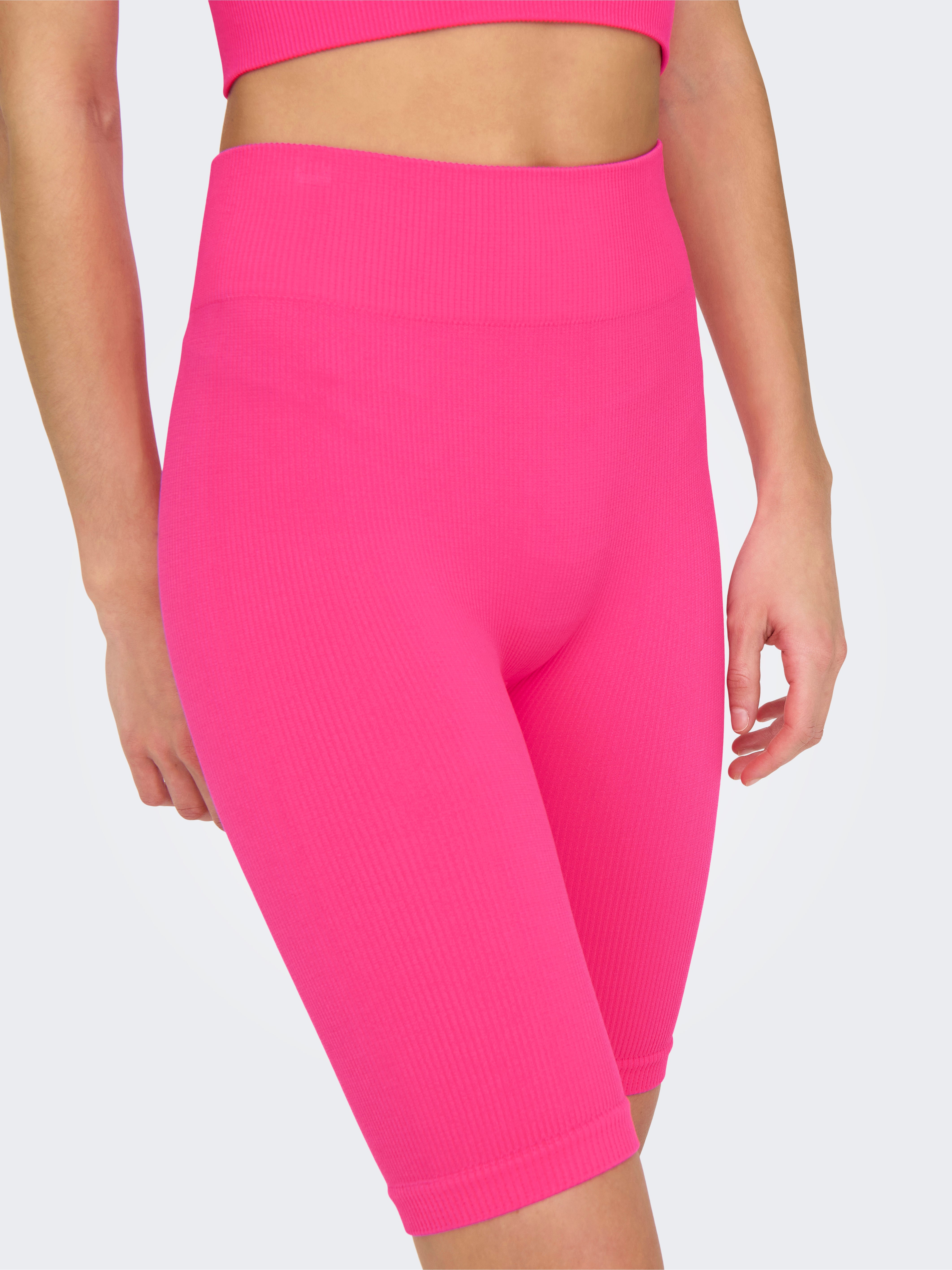 ONPJAIA Hohe Taille Slim Fit Shorts Pink Glo