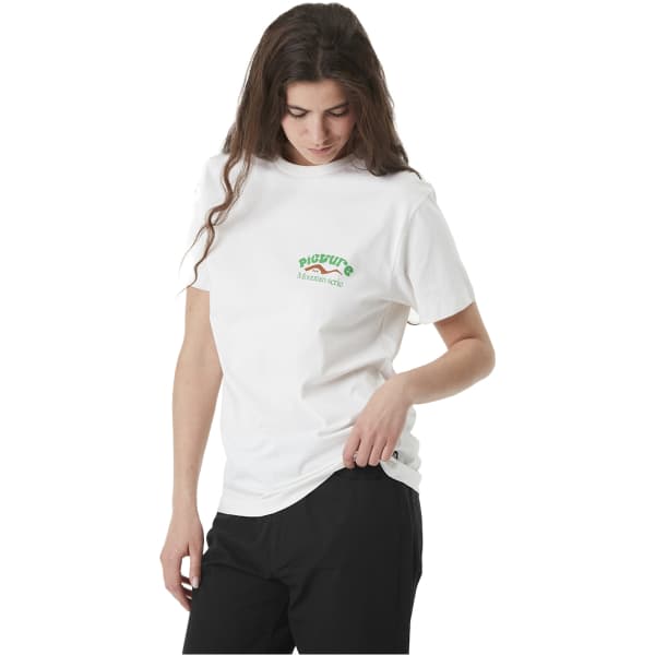 T-shirt PICTURE D&S HALF DOME TEE NATURAL WHITE