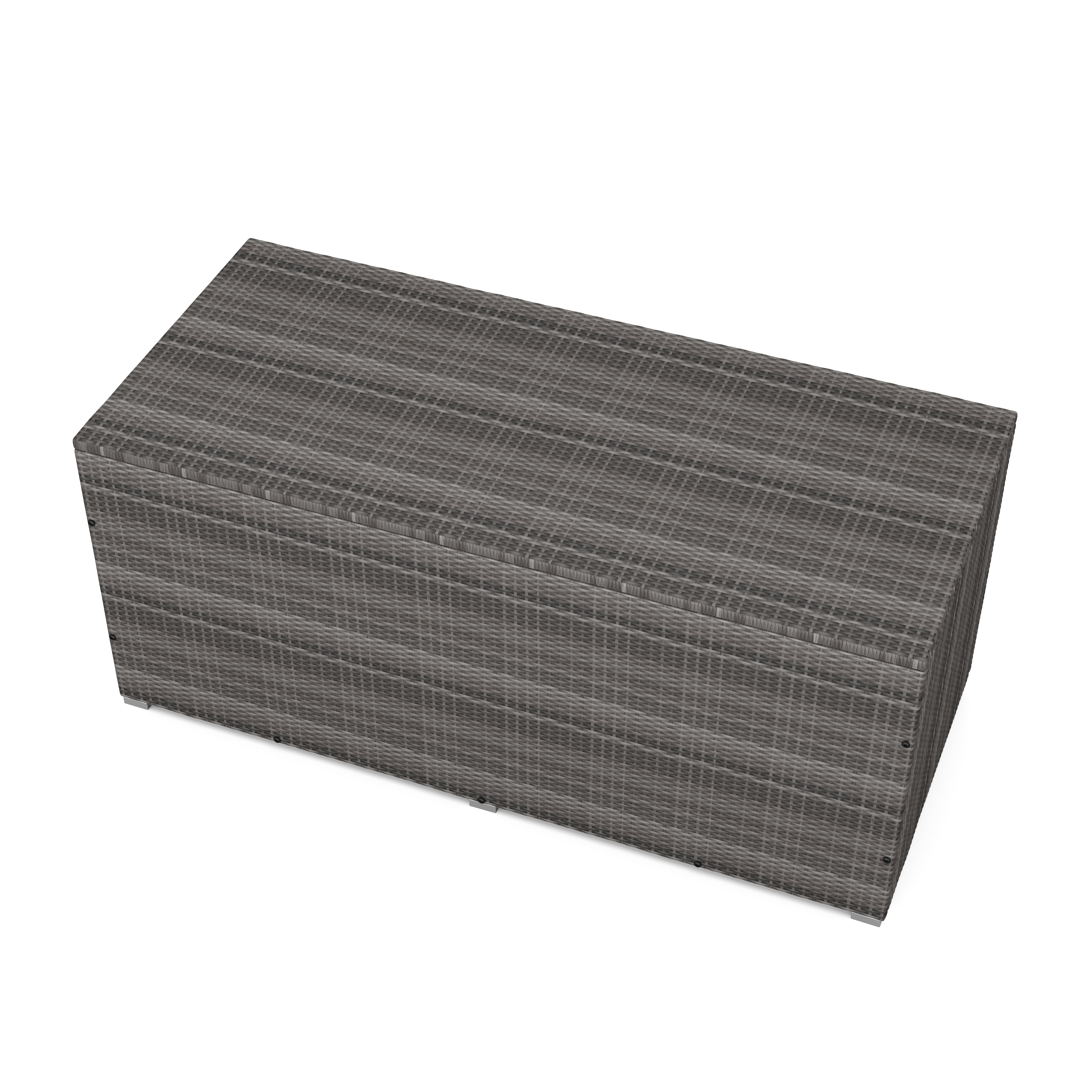 Rattan Kissenbox SINA 190 x 85 x 85 cm grau