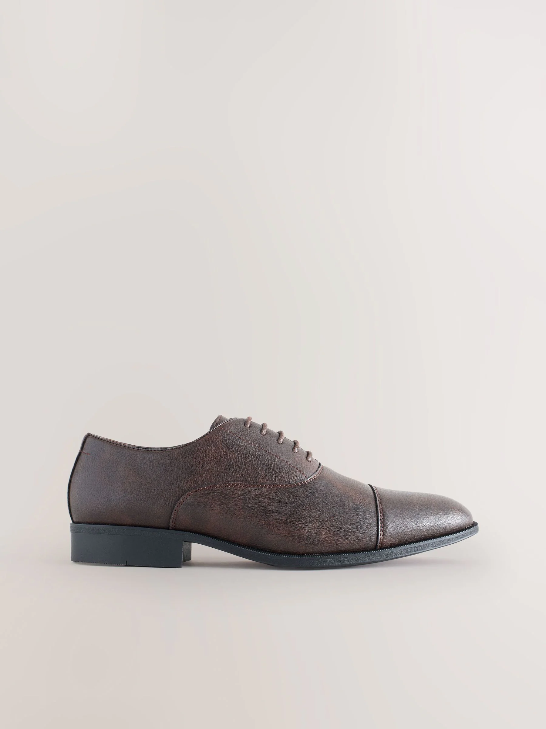 Bruin - Oxford-schoenen met neusstuk