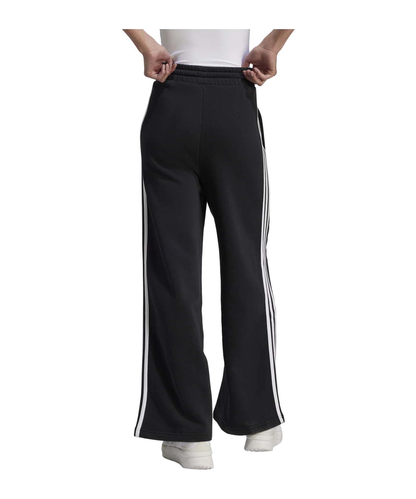 adidas Essentials FT Wide Hose Damen Schwarz