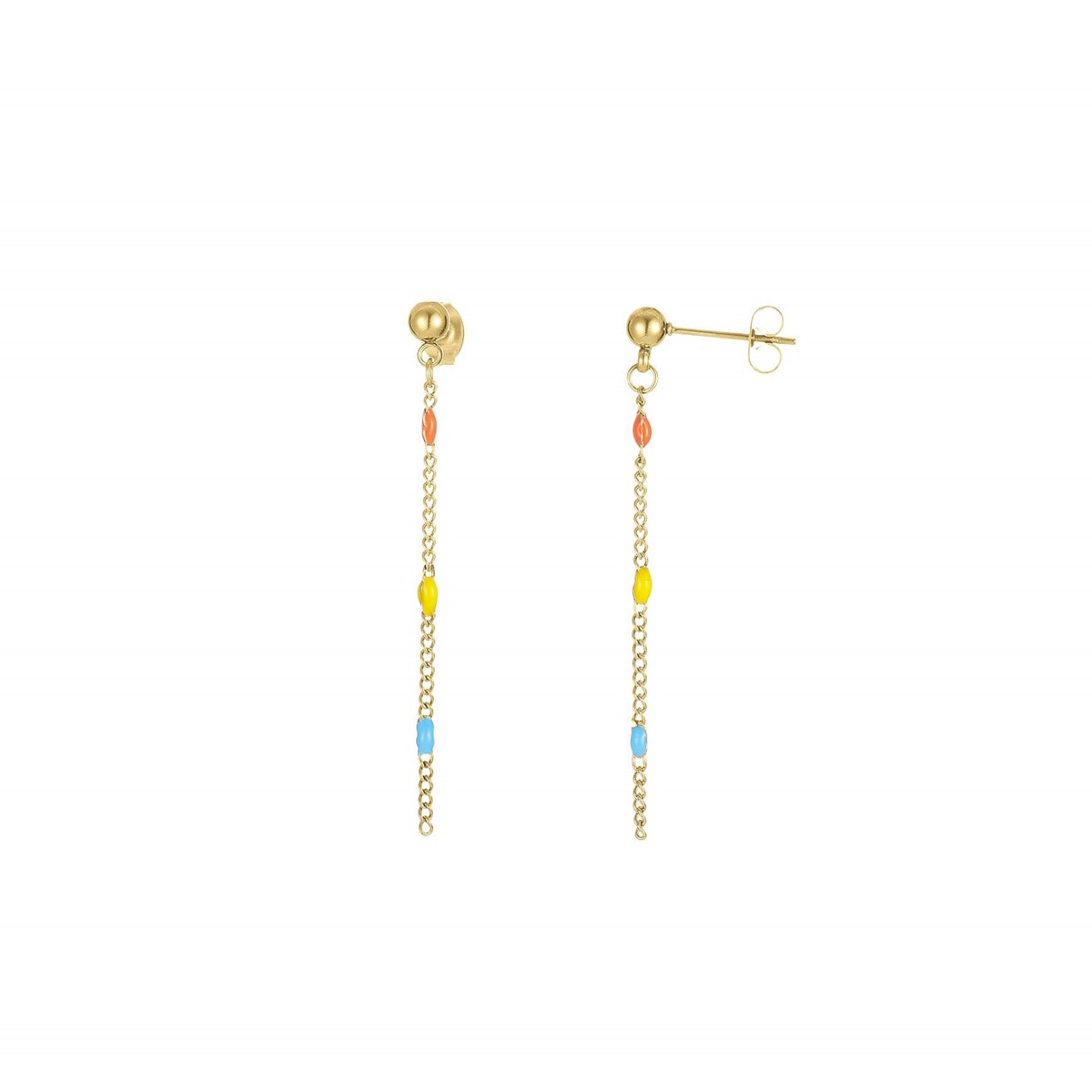 Boucles Rosaire multicolores
