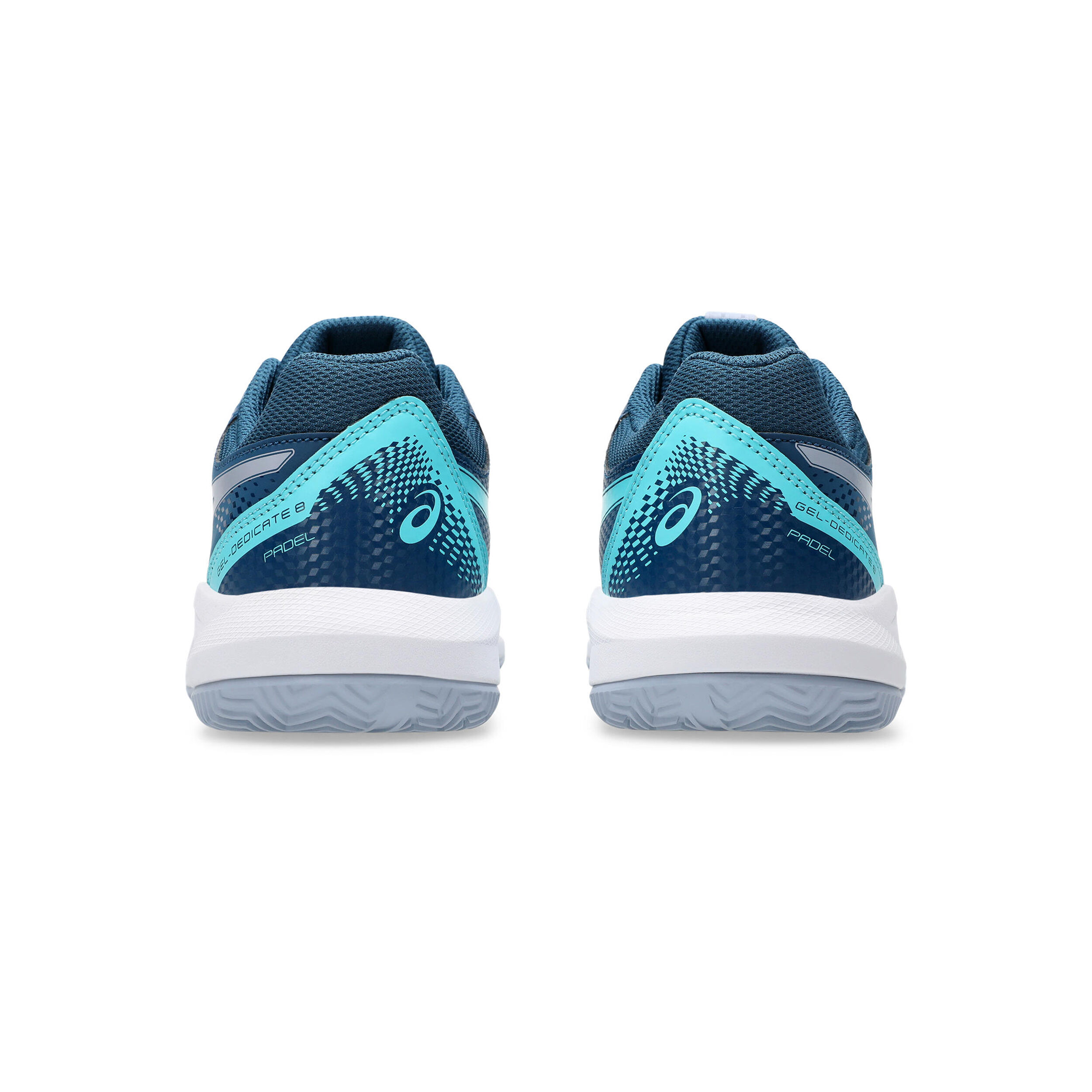 ASICS Gel-Dedicate Chaussures Padel Enfants - Bleu Petrol, Bleu Gris