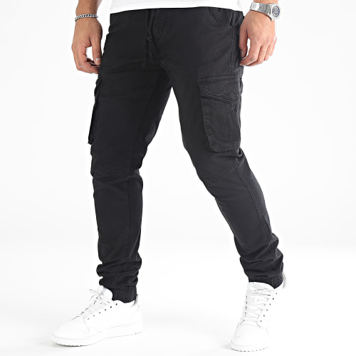 Lot De 2 Pantalons Cargo XQ05 Noir Blanc