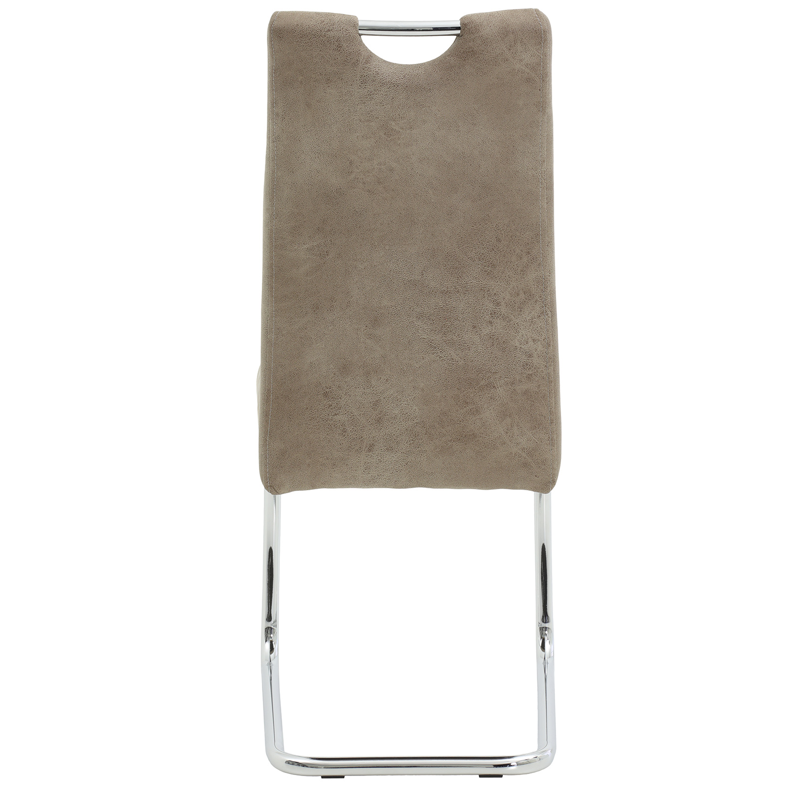 Freischwinger - Vintage beige - Lederoptik