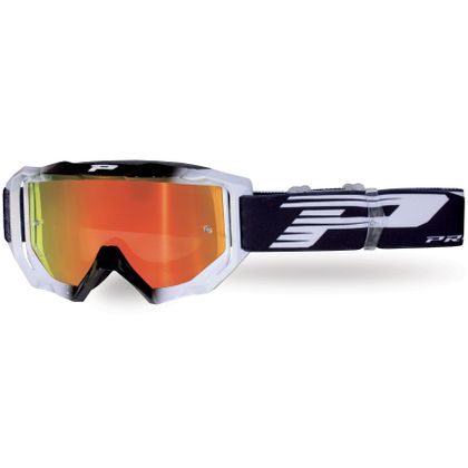 Masque cross Progrip VENOM MIRROR TWO 3200 - NOIR BLANC 2022 - Noir / Blanc