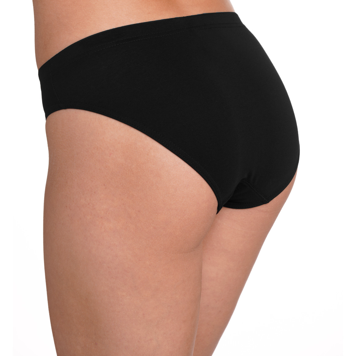 Gina Benotti Damen Slip mit Webbund schwarz