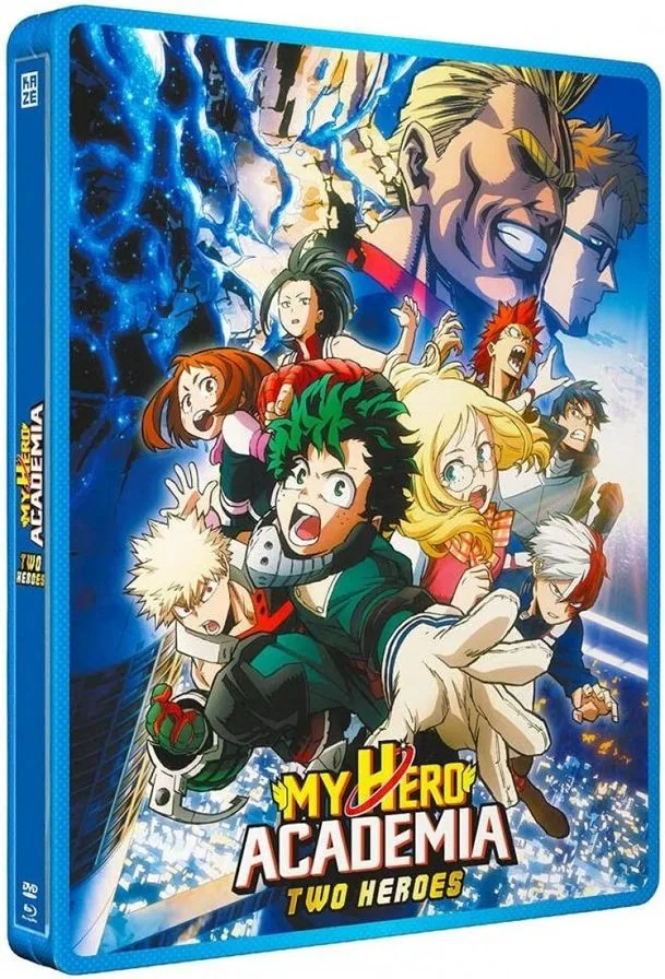 My Hero Academia - Le Film : Two Heros - Combo Blu-ray   DVD - Édition Limitée boîtier SteelBook Disques Blu-ray films