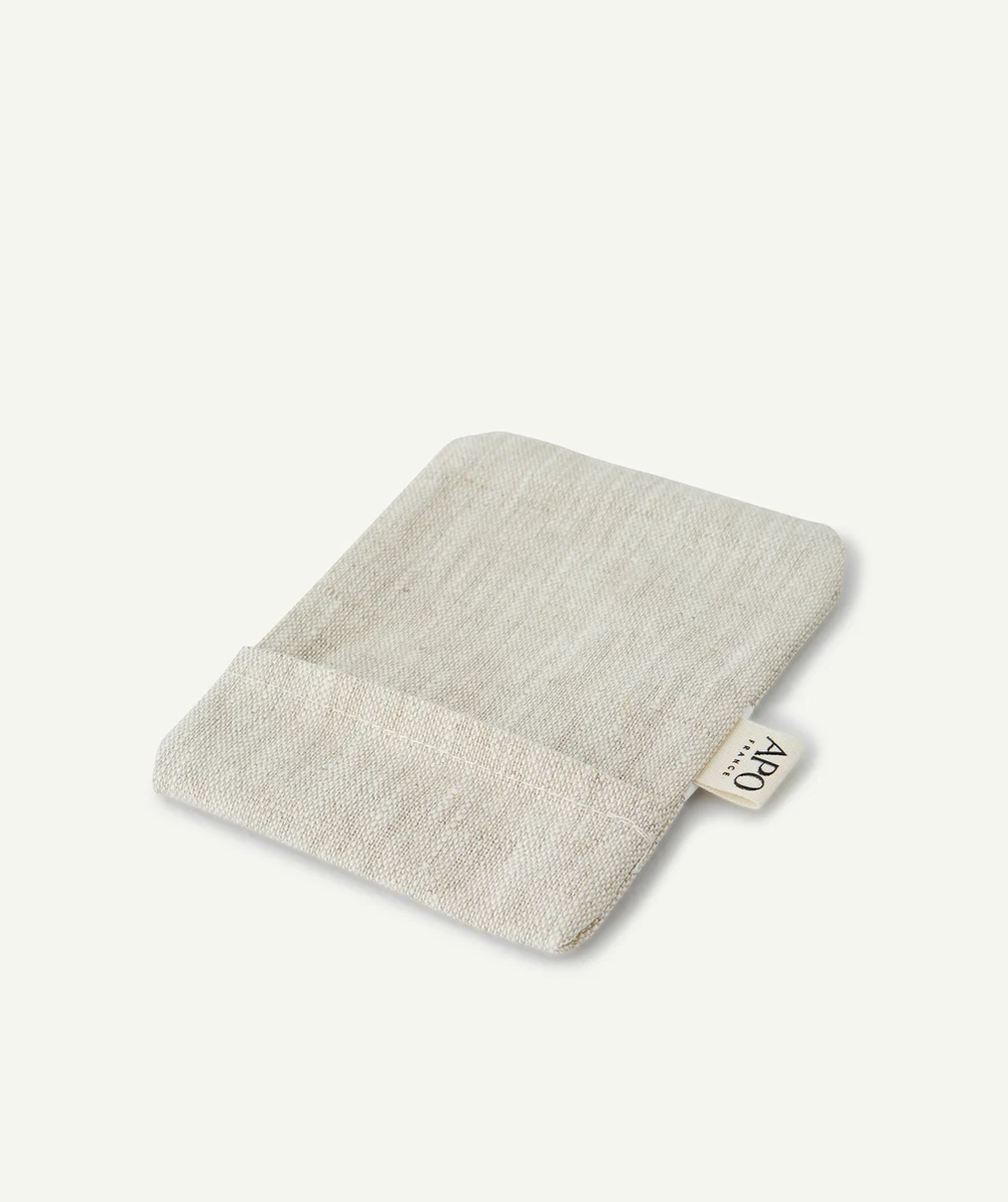 APOLA POCHETTE EN LIN ENDUIT POUR SAVON
