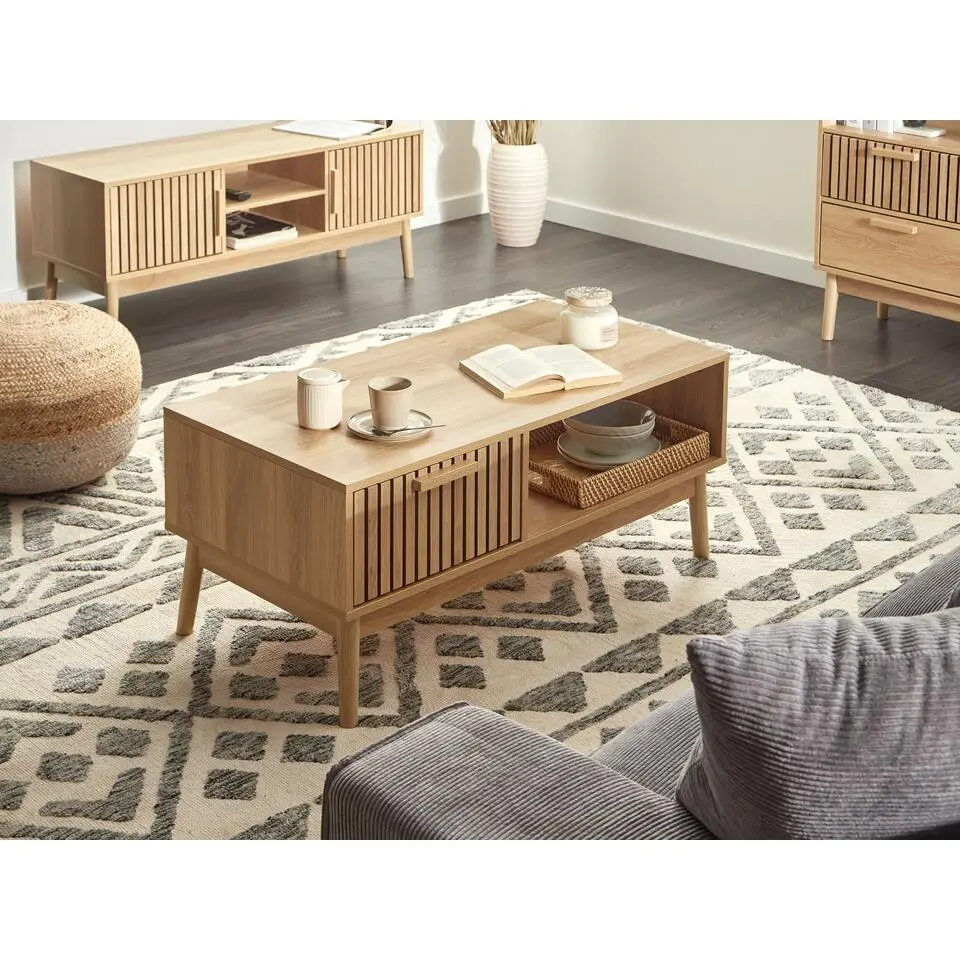 LYNWOOD - Salontafel - Lichthout - MDF