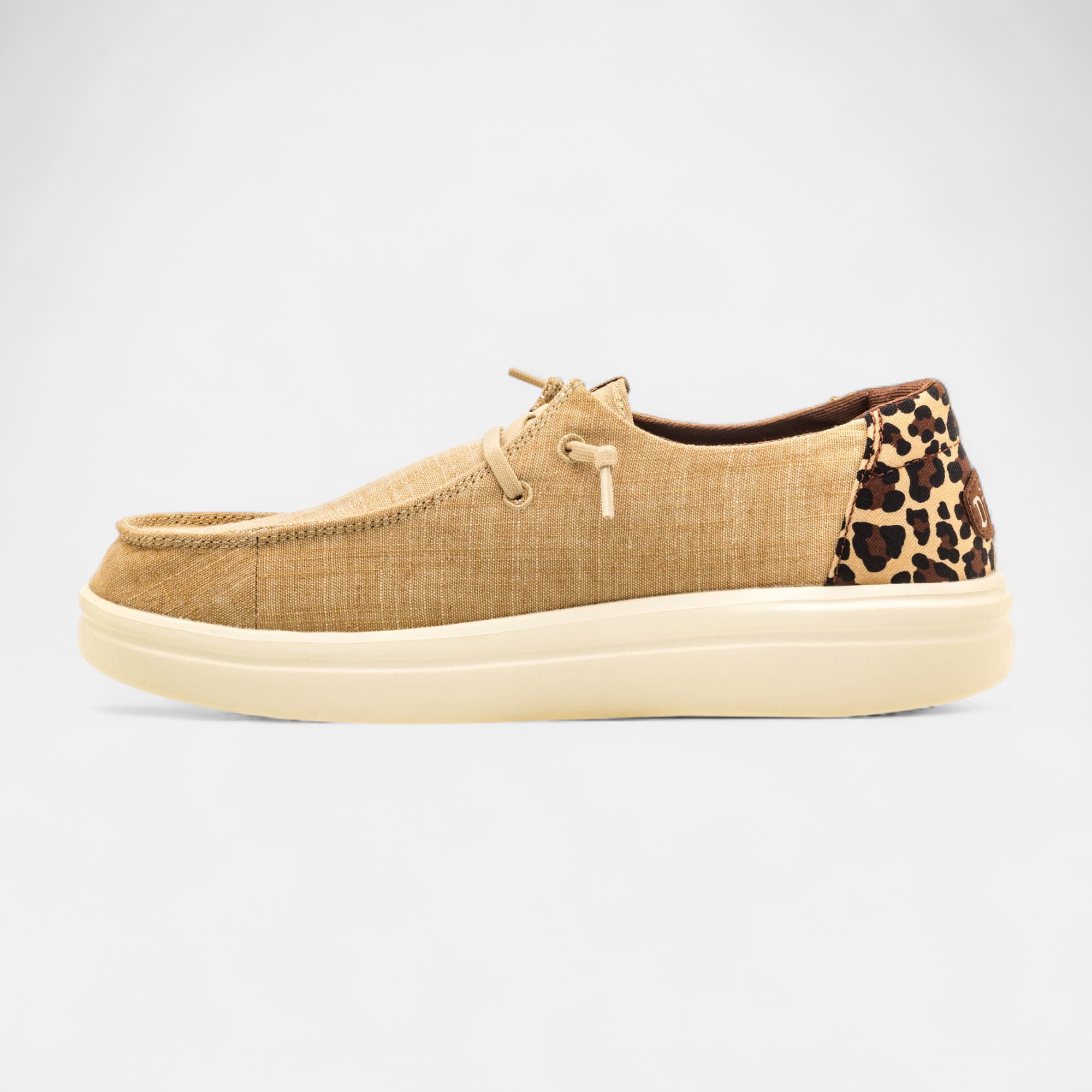 Baskets en toile Femme beige