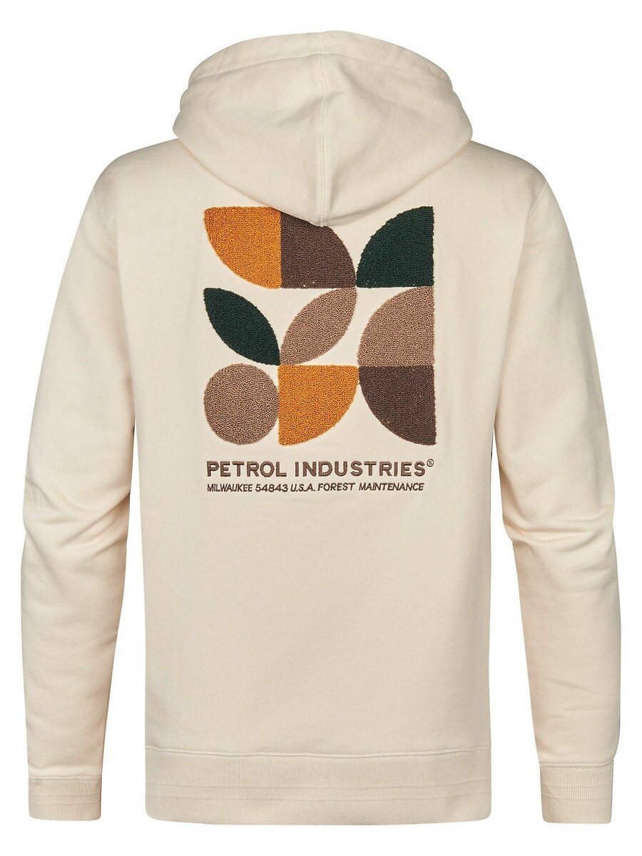 PETROL INDUSTRIES<br>Moletom com capuz, logotipo no borst