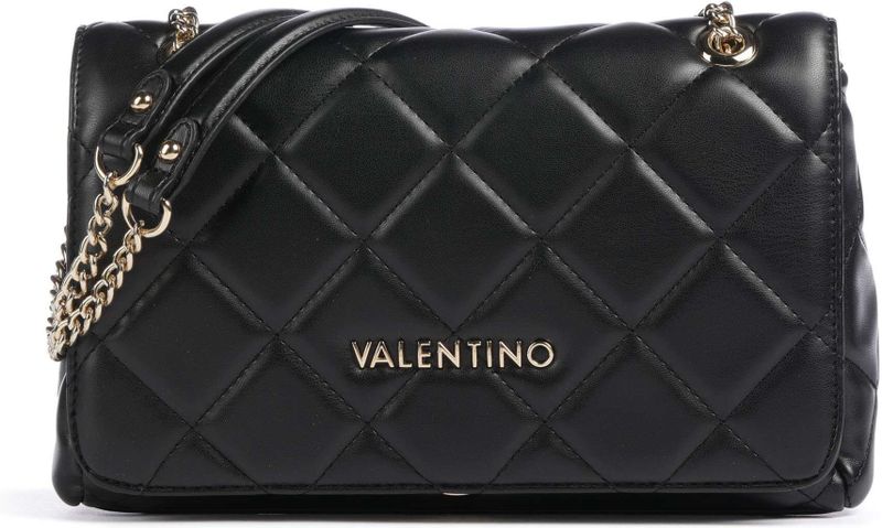 VALENTINO Ocarina Flap Bag - Schoudertas - Nero - 100% Polyurethaan