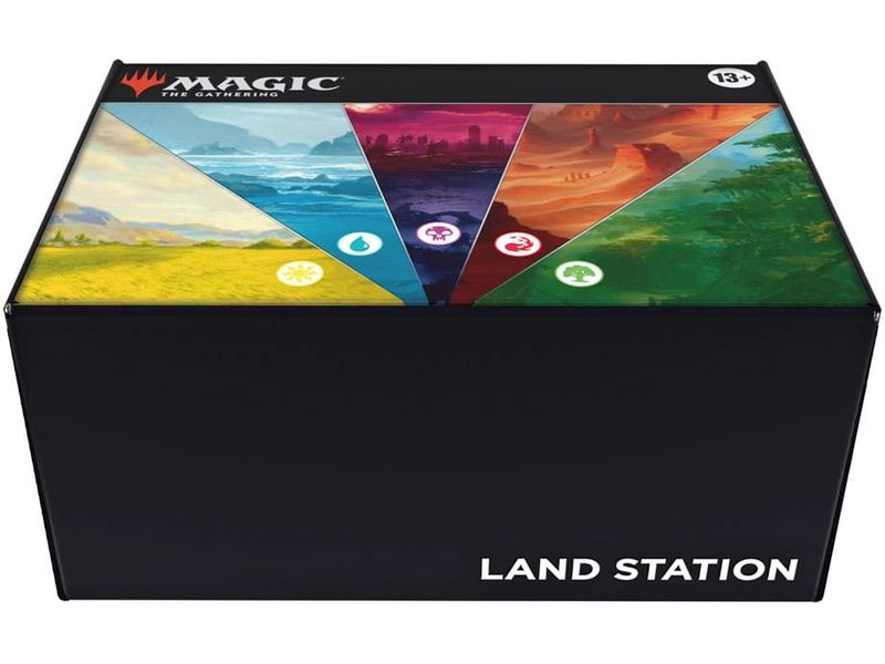 Magic: The Gathering Land Station 2025 -EN- Enthält 400 Standardländer in den 5 Grundfarben