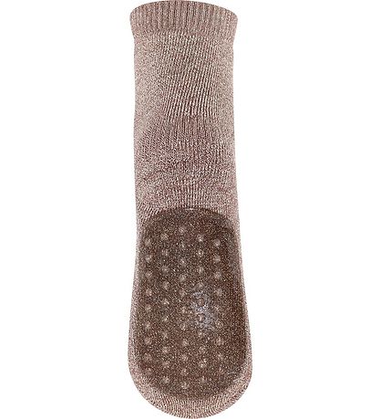 MP Socken - ABS - Celina - Brown Sienna m. Glitzer