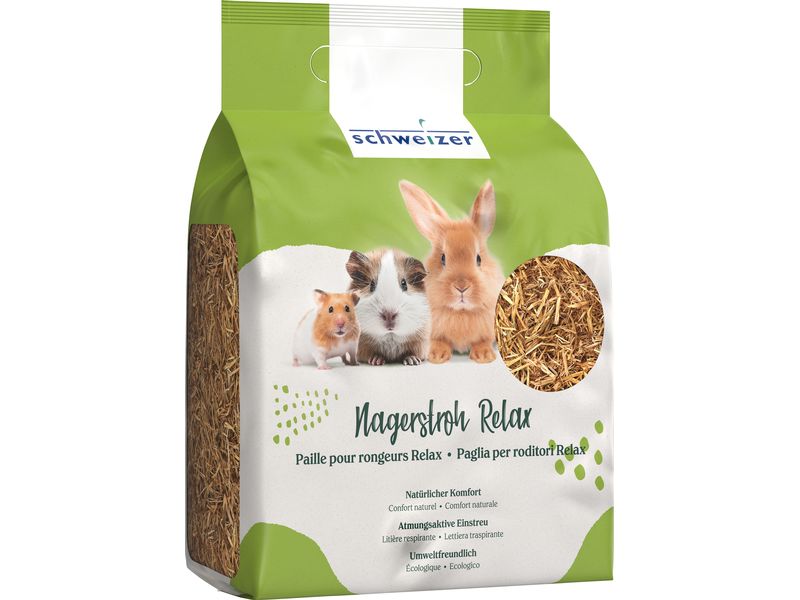 Eric Schweizer Nagerstroh Relax, 1 kg Schweizer Stroh für Nagetiere