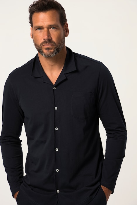 JP 1880 Schlafanzug, Homewear, OEKO-TEX, Zweiteiler, Langarmshirt, bis 7 XL