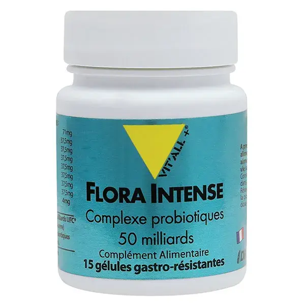 Vit'all+ Flora Intense 15 gélules gastro-résistantes