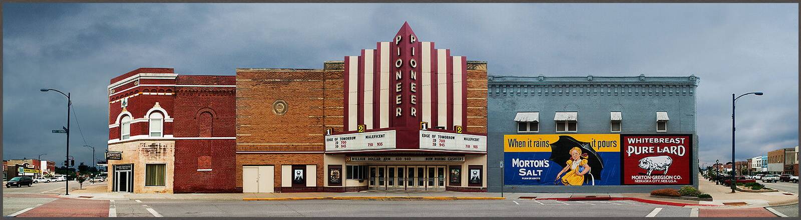 Nebraska City, Nebraska, 11th Street by Larry Yust - Limited Edition. Edition of: 150. Signed.