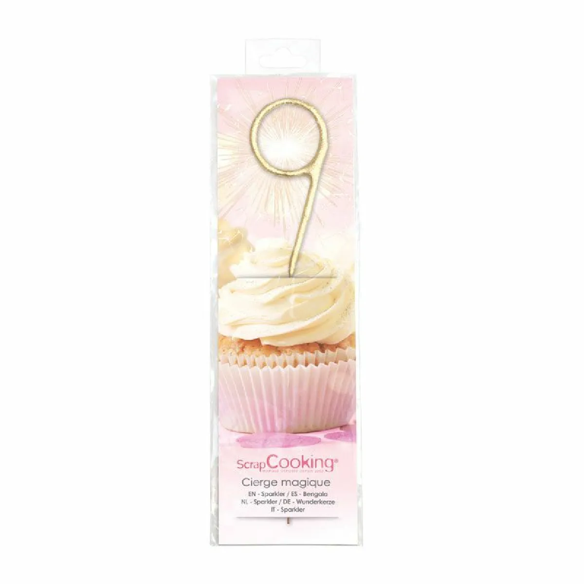 Scrapcooking Bougie magique chiffre 9