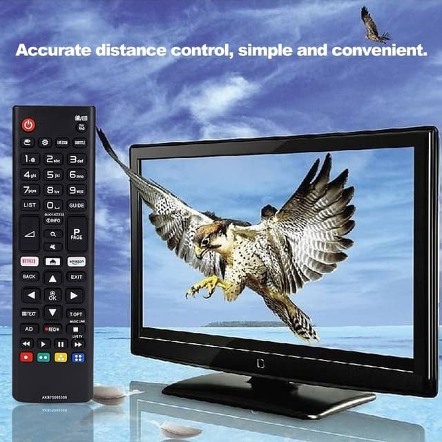 TV fjernbetjening Erstatning til AKB75095308 LG TV