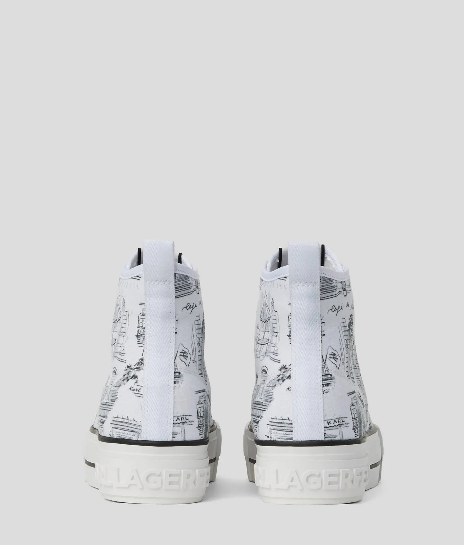 BASKETS KL X JORGE PARRA HIGH-TOP - Blanc