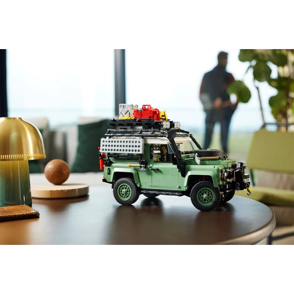 (2336-tlg. Set) Icons Klemmbausteine Offroad Car Auto Spielzeug Fahrzeug Modell Bausatz (10317) Lizenziert - Klassischer Land Rover Defender 90