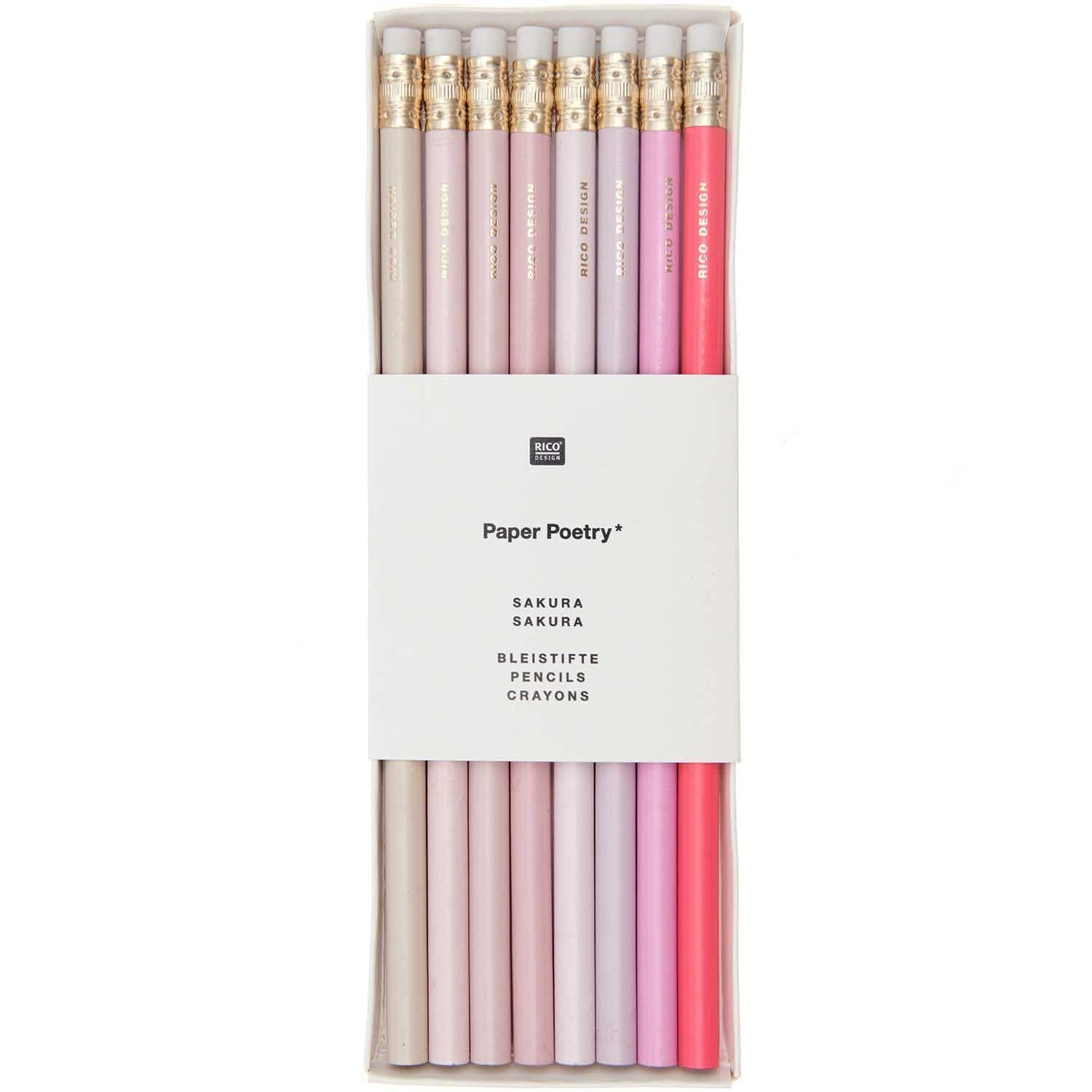 Bleistift-Set ALL SHADES OF SAKURA 8er