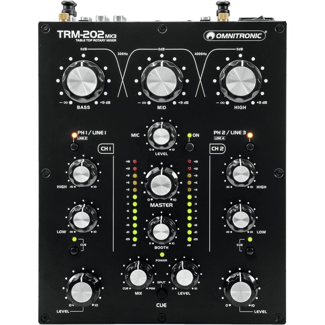 Omnitronic TRM-202MK3 2-kanaals DJ-mixer