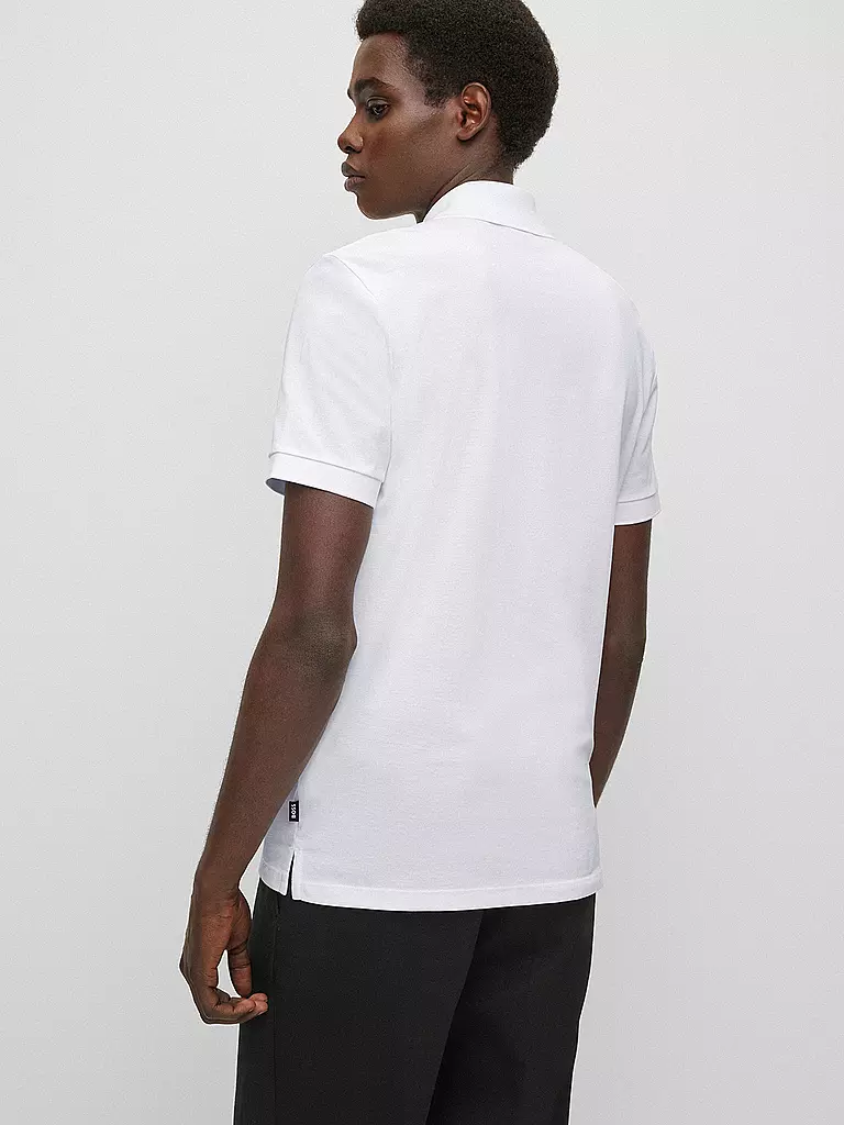 BOSS Poloshirt Regular Fit Pallas weiss