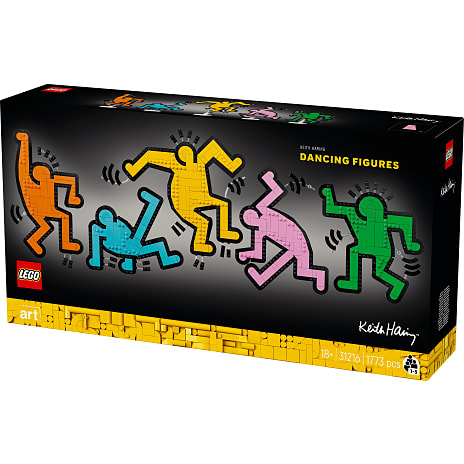 LEGO Art Keith Haring dansende figurer 31216