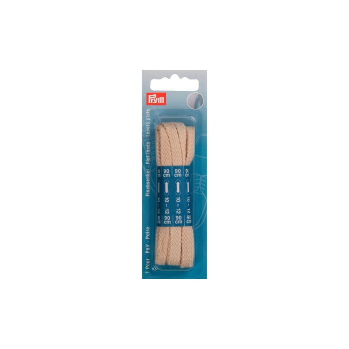 Prym-1 paar platte schoenveters 7mm/90cm