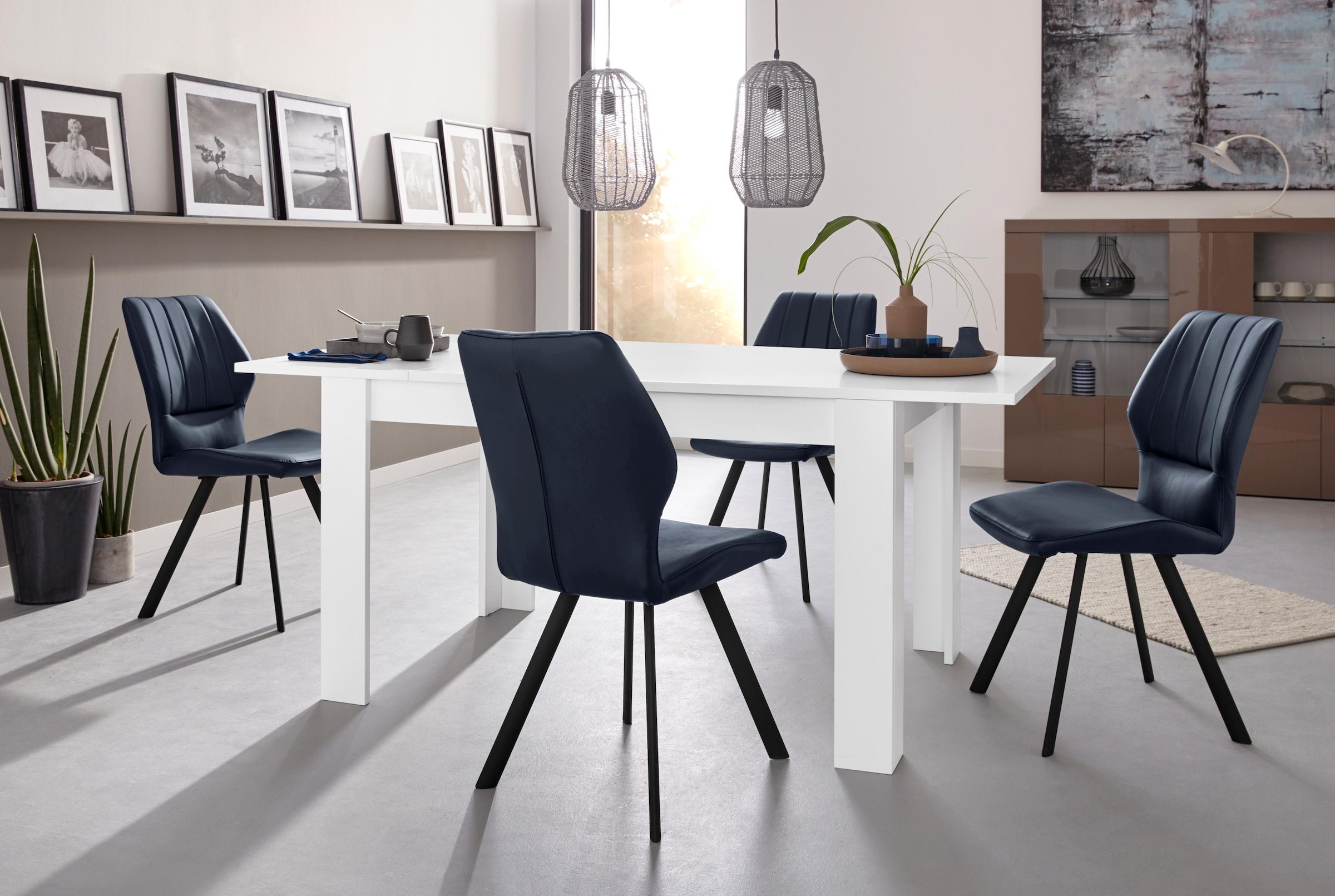 INOSIGN Esstisch »Firenze« Beite 137-185 cm, inkl. Ansteckplatte