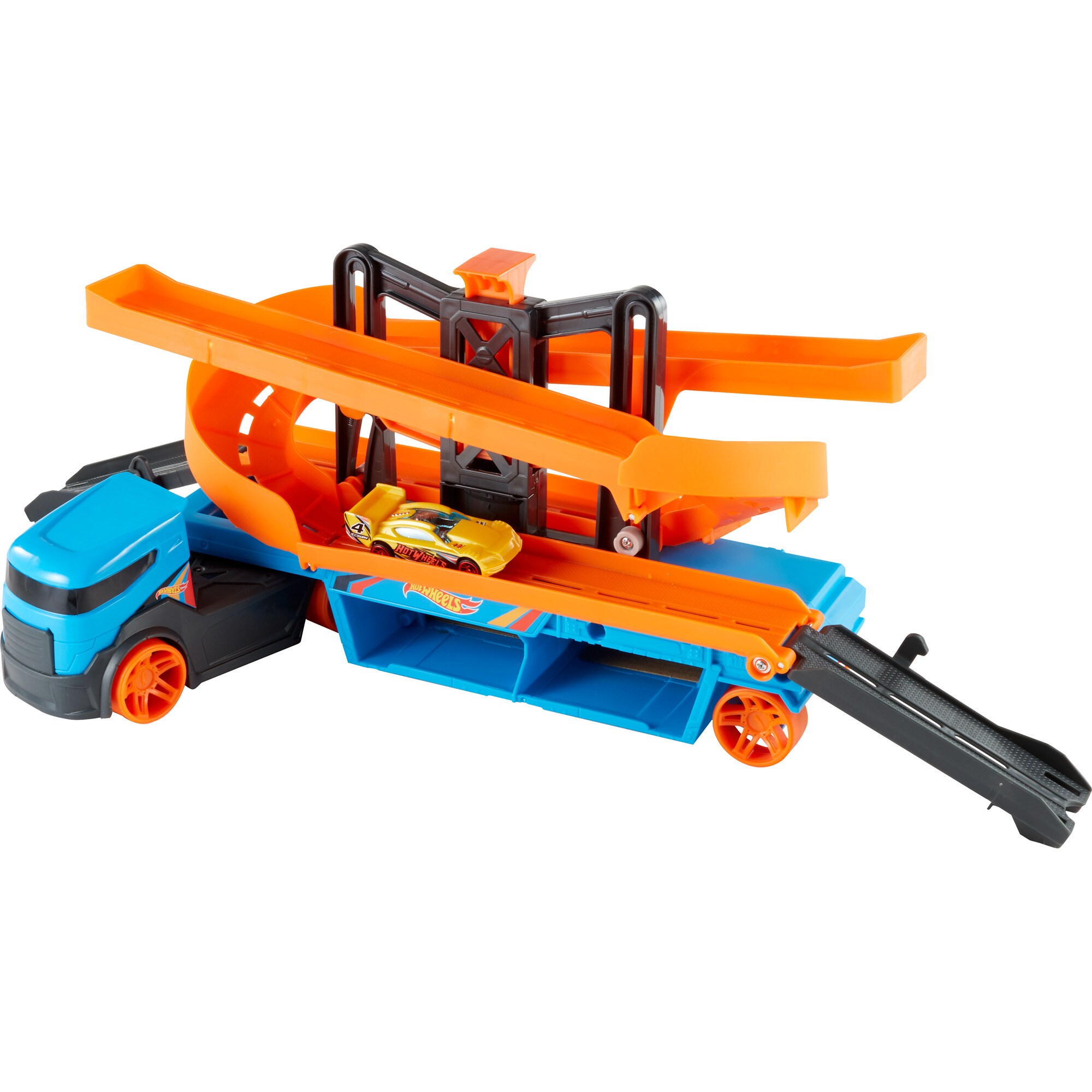 Hot Wheels Spielfahrzeug City Mega Action Transporter