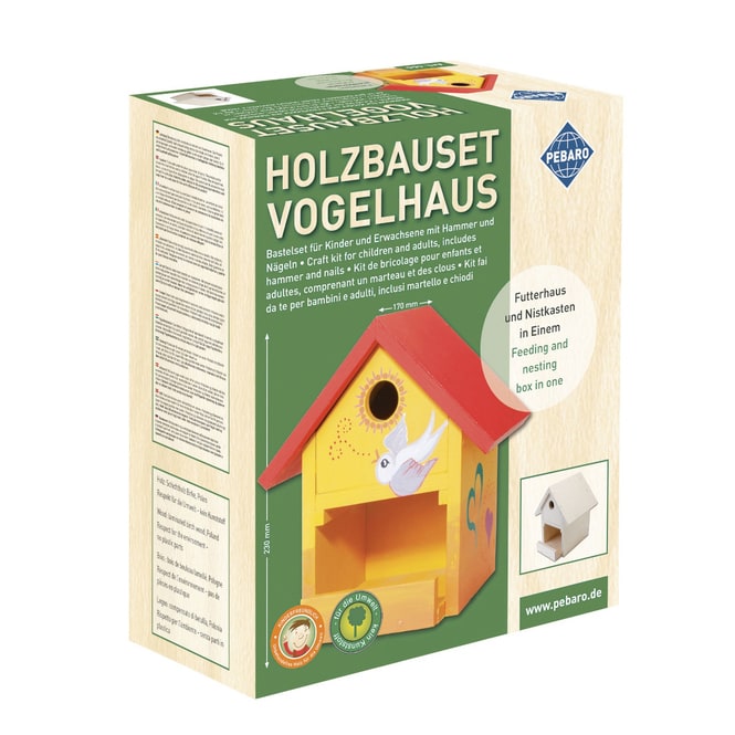 PEBARO - Holzbauset Vogelhaus