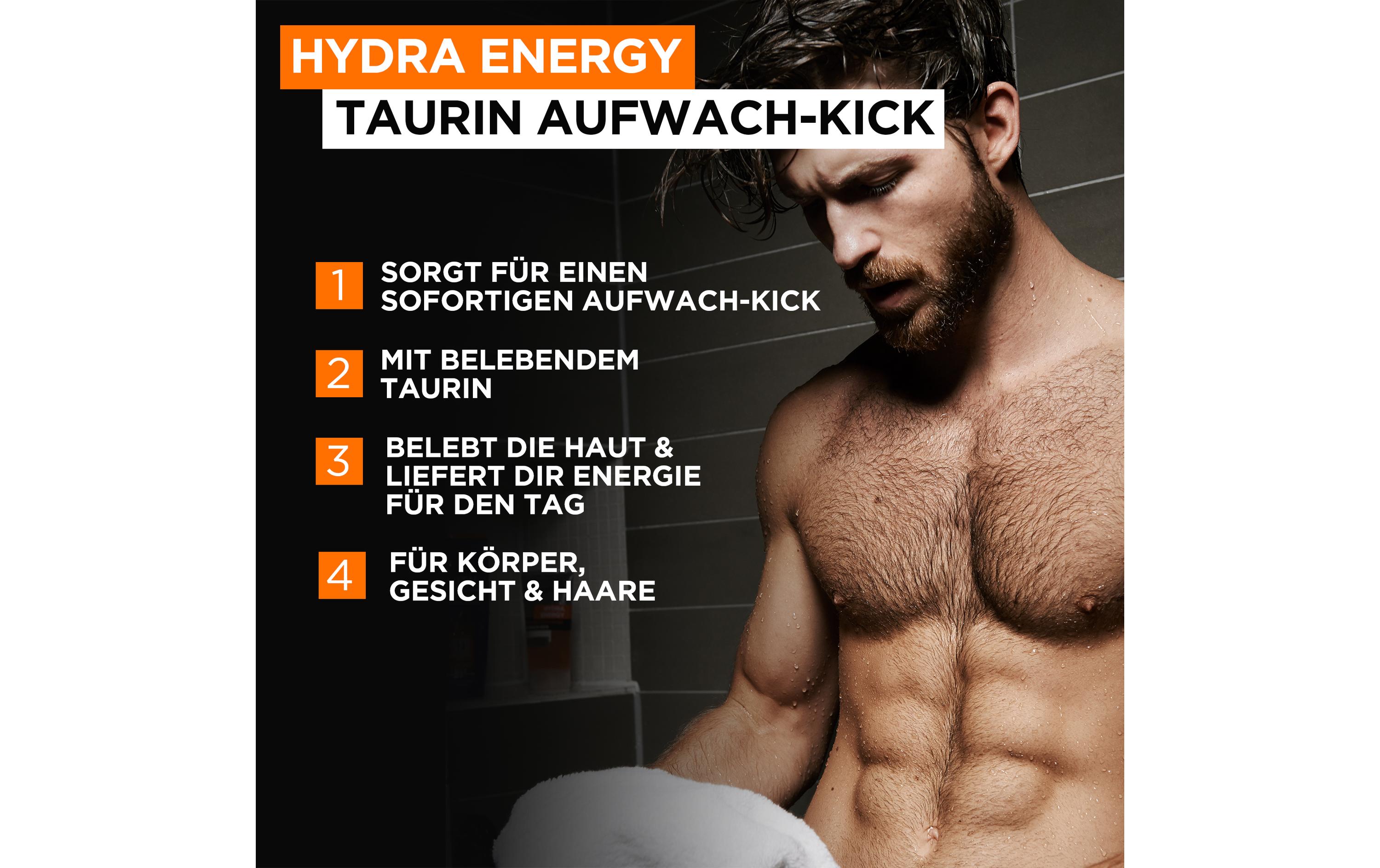 Duschgel Hydra Energy 250 mlPflegedusche reinigt intensiv und verfügt über eine erfrischende Wirkung